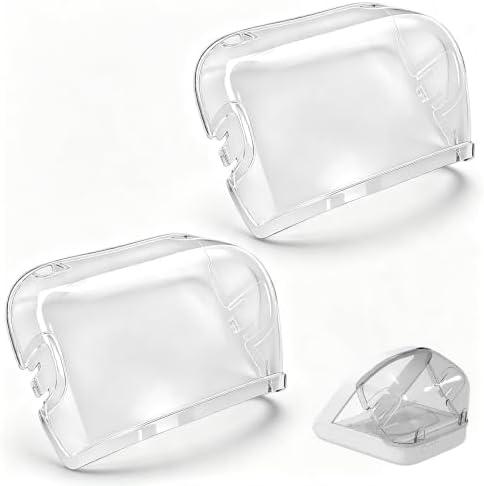 2 Pcs Pet Feeder Rear Cover Compatible with SureFeed Pet Feeder & Connect