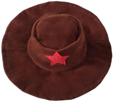 NACOCO Cowboy Costume with Hat for Cat and Small Dog - Halloween Clothes (Large) Blue - Image 5