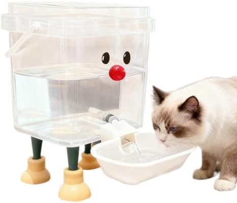Smile Face Auto Dog Drinking Feeder,Automatic Fountain Water Dispenser