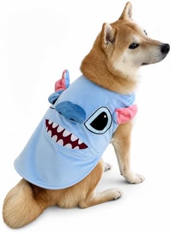 ComfyCamper 3D Blue Alien Dog Cape Pet Cosplay Halloween Costume, S by ComfyCamper