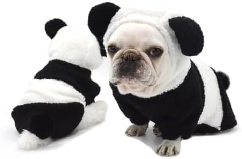 Panda Pet Costume for French Bulldog, Funny Panda Outfit, Dog & Cat Party Clothes, Halloween Cosplay (S) - Image 6