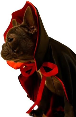 Dog Cat Vampire Cloak Costume for Small Medium Large Dogs Cats, Halloween Dog Costumes Cat Vampire Cloak - Image 3