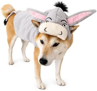 ComfyCamper Dog Grey Donkey Headpiece Cape Cosplay Halloween Costume, M - Image 2