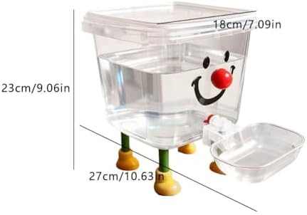 Dog and Cat Water Feeder – Pet Water Dispenser, 3L Large Capacity Automatic Feeder, Leak-Resistant No Electricity, Fresh Water Supply for Cats Dogs, Living Room Home
