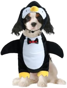 HOTUMN Dog Penguin Halloween Costume - Cute and Funny Pet Costume Soft Dog Cosplay Outfits Halloween Christmas Party Clothes for Cat Puppy(X-Small) by Hotumn