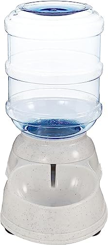 Amazon Basics Gravity Pet Water Dispenser for Cat and Dog, Easy to Clean, 135.3fl.oz Capacity, Small