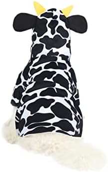 Spooktacular Creations Pet Dog Milk Cow Costume with 3D Cow Hood for Halloween Dress-up Party, Pet Carnival - Image 3