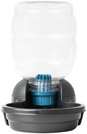 Petmate Replendish Waterer and Feeder Set, 1 Gallon Water, 5lbs Food