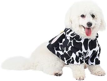Spooktacular Creations Pet Dog Milk Cow Costume with 3D Cow Hood for Halloween Dress-up Party, Pet Carnival - Image 6