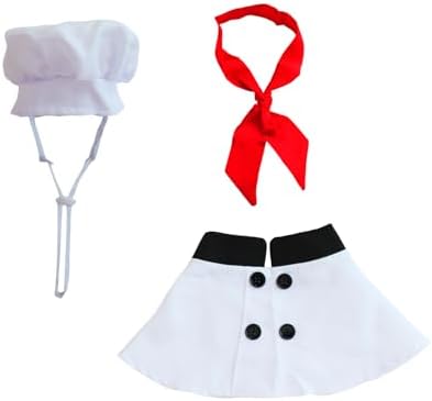 Dog Halloween Costumes Dog Chef Costume Halloween Pet Chef Costumes with Chef Hat Clothes Scarf for Halloween Pet Party Cosplay - Image 5