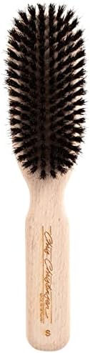 Chris Christensen Boar Dog Brush, Groom Like a Professional, Natural Boar Bristles, Beech Wood Handle, Distributes Natural Oils Making for a Healthy Coat by ChrisChristensen