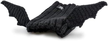 Zoo Snoods Bat Wing Dog Costume - Warm Crochet Snood Wrap for Pets, Neck Ear Cover Protection, Halloween Winter (Large) - Image 2