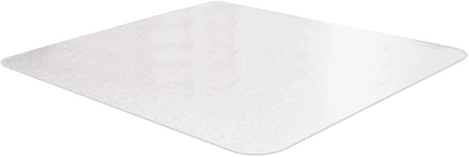 Under Pet Cage Mat for Bird Cages, Reptile Aquariums, Dog Kennels, Water-Resistant Pad for Hard Floors and Surfaces, 46 Inches x 60 Inches, Clear