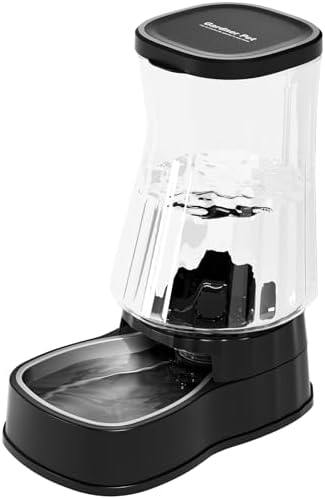 Automatic Dog Water Dispenser, Stainless Steel Bowls Feeder, 100% BPA-Free