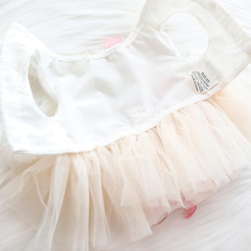 Fashion Sweet Puppy Dog Blingbling Princess Skirt Pet Dog Lace Cake Camisole Tutu Dress D-Pink L - Image 3