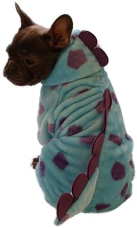 Dinosaur Costume for Small Dogs and Cats, Dog Hoodies Cold Weather Coat,Dog Pajamas for Christmas Halloween - Image 7