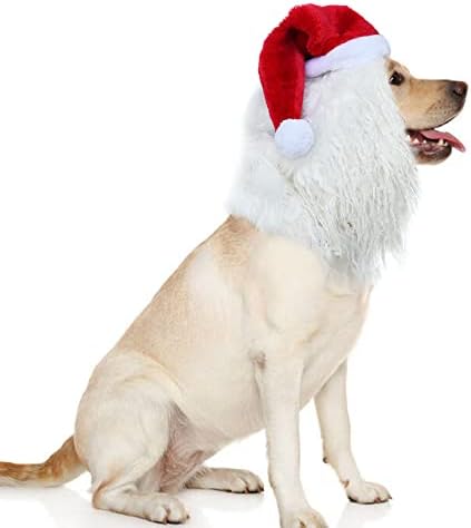 Onmygogo Funny Pet Reindeer Moose Costumes for Dog, Cute Furry Pet Wig for Halloween Christmas, Pet Clothing Accessories - Image 3