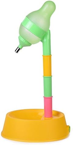 NACOCO Pet Standing Water Dispenser Cat Dog Standing Bowl with Detachable Pole Automatically Feeding Water Height Adjustable