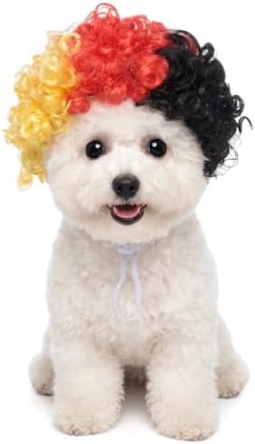 1pcs Funny Pets Wigs for Dog, Funny Curly Dog Wig Dog Wig Costume - Image 2