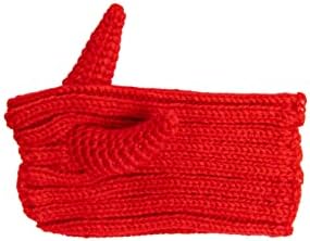 Zoo Snoods Red Devil Dog Costume - Warm Crochet Snood Wrap for Pets, Neck Ear Cover Protection, Halloween Winter (Small) - Image 4