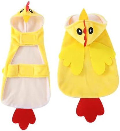 Dog Halloween Chicken Costume, Pet Halloween Costume Adjustable Funny Outfit Cute Animal Cosplay Clothes for Small Medium Dog (XX-Large) - Image 3