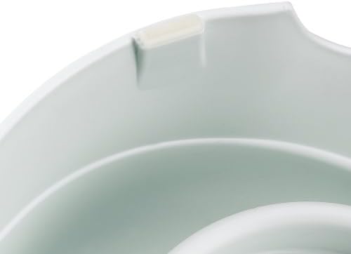 Ferplast Dry Food Dispenser for Dogs and Cats 3 Liter Zenith Practical pet Feeder Food Dispenser Biscuits for Animals, Transparent Tank with lid, Non-Slip Bottom, 20,2 x 29,2 x h 28,8 cm White