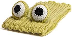 Zoo Snoods Frog Costume - Knit Dog Snood Ear Wrap for Pets, Warm Neck Cover for Halloween and Winter (Large) - Image 2