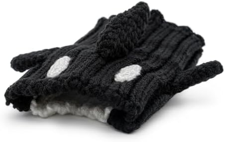 Zoo Snoods Orca Costume - Warm Knit Dog Snood Wrap for Pets, Neck Ear Cover Protection, Halloween Winter (Large) - Image 2