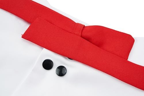 Dog Halloween Costumes, Cute Dog Chef Costume Chef Hat Culinary Wear Clothes for Pet Dogs, (2PCS Set) Medium - Image 3