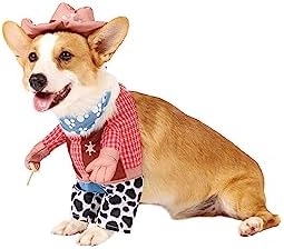 Spooktacular Creations Halloween Pet Dog Cowboy with Cowboy Hat, Bandana for Dress-up Parties, Role-Playing, Outdoor Activity (Large) - Image 3