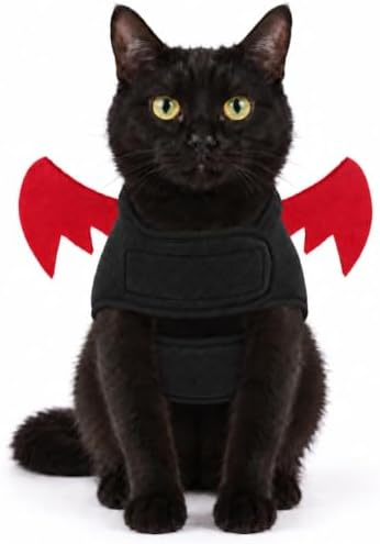 PUMYPOREITY Cat Bat Wings Halloween Costume, Dog Dress Up, Party Decoration by PUMYPOREITY