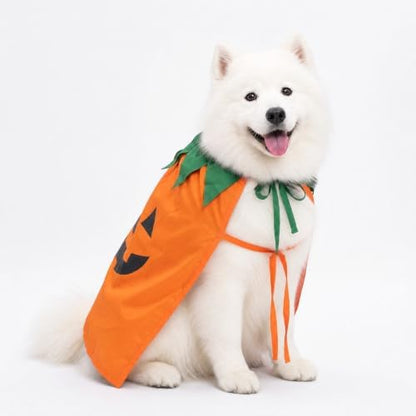 Halloween PumpkinDog Cape Halloween Dog Outfit for Medium Large Dog(L) by Unknown