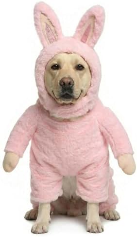 Halloween Small Large Dog Costume Bunny Outfit,Pink XL by LittleDropet