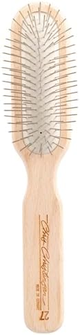 Chris Christensen 27 mm Oblong Pin Dog Brush, Original Series, Groom Like a Professional, Stainless Steel Pins, Lightweight Beech Wood Body, Ground and Polished Tips by ChrisChristensen