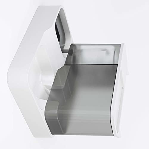 TITA-DONG All in One Automatic Cat Feeder and Water Dispenser Set, 2 in 1 Large Capacity Transparent Window Automatic Pet Feeder for Dog Cat (Grey)