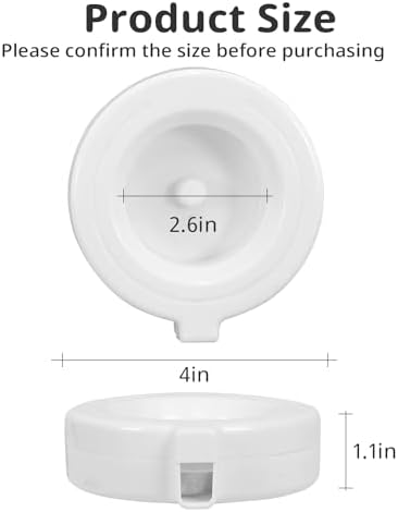 8Pcs Gravity Pet Water Fountain Filters, Automatic Pet Waterer Replacement Filters for 3.6L/4.6L/6L/8L Dog Water Dispenser(8 Filters with 1Brush)