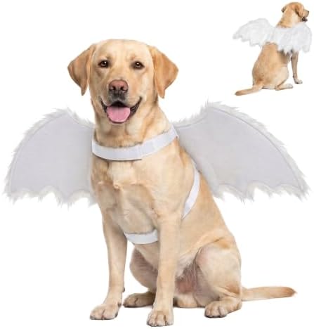 Gimilife Dog Wings Costume, Dog Halloween Costumes by Gimilife