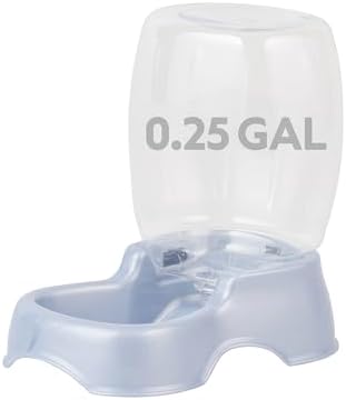 Petmate Pet Cafe Water Dispenser, XS, 0.25 GAL, Pearl Ash Blue, 7.3in