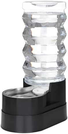 RIZZARI 9L Elevated Dog Water Dispenser: Filtered Gravity Waterer
