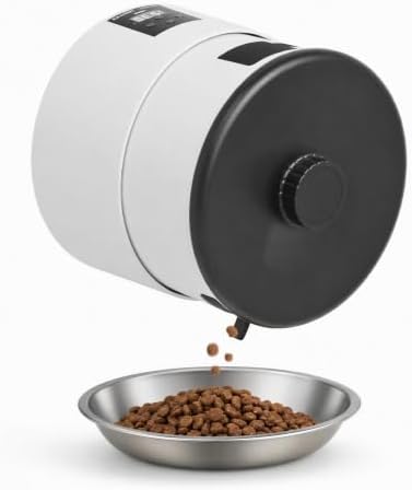 Wall Mounted Smart Automatic Pet Feeder, Stainless Steel Bowl