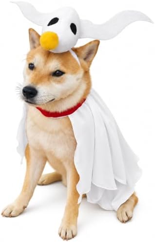 ComfyCamper Dog Ghost Costume Cosplay Dogs Halloween Christmas Costumes, Medium - Image 2