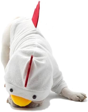 Rooster Pet Costume for French Bulldog, Funny Rooster Outfit, Dog & Cat Party Clothes, Halloween Cosplay (S) - Image 4