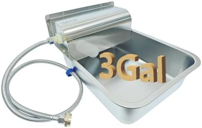 Stainless Steel Automatic Dog Water Dispenser,Adjustable Float Valve