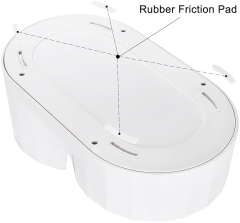 RIZZARI 4L Gravity Cat Water Dispenser: Filtered Water for Kittens