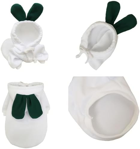 Pet Clothing Dog Transformation Shaped Hoodie (White Radish,2XL) - Image 6