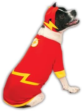 DC Comics Superheroes: The Flash Pet Costume for For Dogs or Cats by Rubies, XL by Rubies