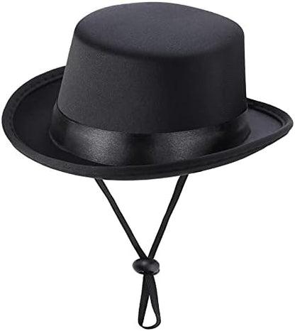 Yewong 3 Pieces Pet Hat Pet Formal Top Hat Mexico Sombrero Hat Cowboy Hat Dog Cat Pet Costume Hat for Halloween Party Photo Props Supplies one Size - Image 3