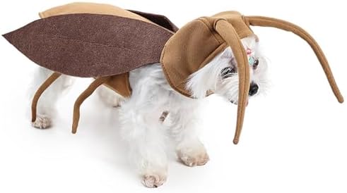 Halloween Puppy Cat Costume Dog Cockroach Shaped Outfits Pet Festival Cosplay Apparel for Small Dogs Cats by LyssKMK