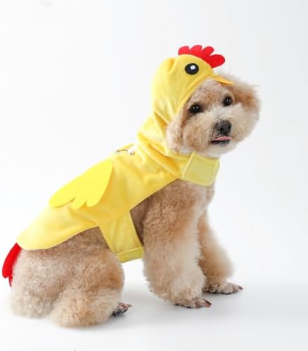 Dog Halloween Chicken Costume, Pet Halloween Costume Adjustable Funny Outfit Cute Animal Cosplay Clothes for Small Medium Dog (XX-Large) by ISMARTEN