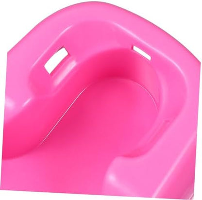 Pink Plastic Dog Water Feeder Bowl 500ml Puppy Drinking Dispenser